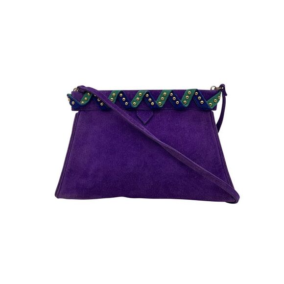 SAINT LAURENT Handbags - Yves Saint Laurent Vintage Suede Crossbody Bag